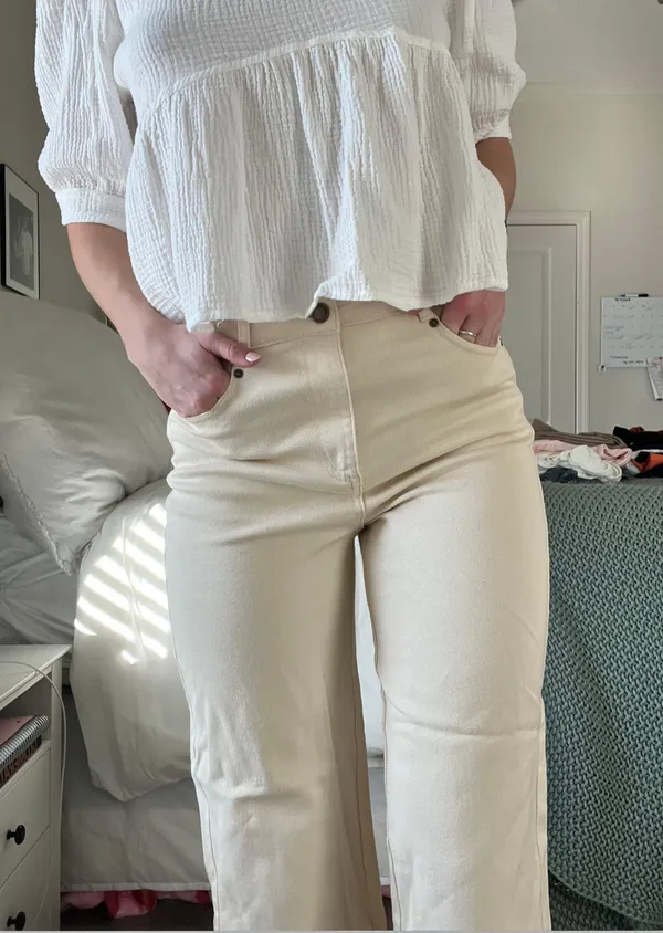 Copper Key Light Yellow Jeans - Image 2