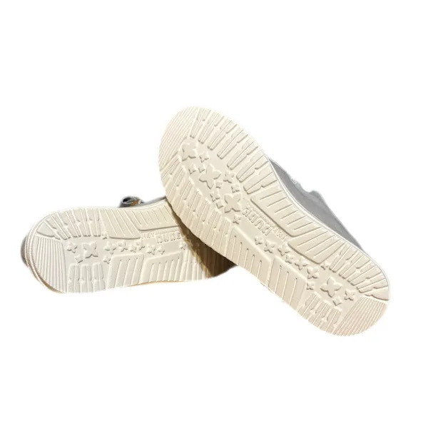 Hey Dude Gray Chambray Women's Loafers - Image 7