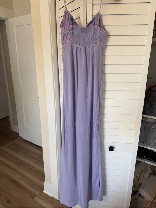 Princess Polly Lilac Slip Maxi Dress - Image 6