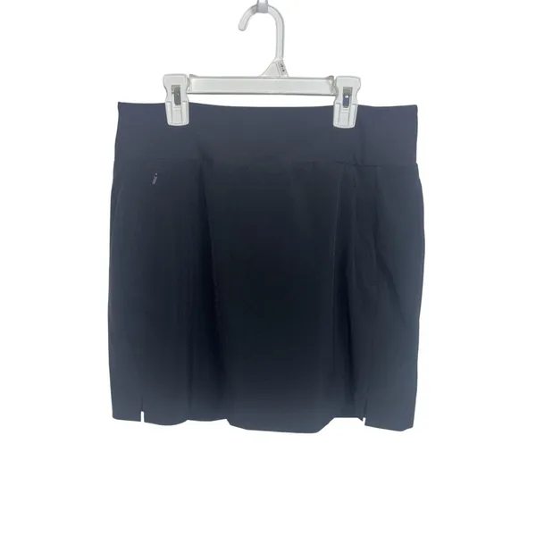 Athleta Black Soho Skort Hiking Gorpcore Outdoors Pockets 8 UPF 50 Pickleball - Image 2