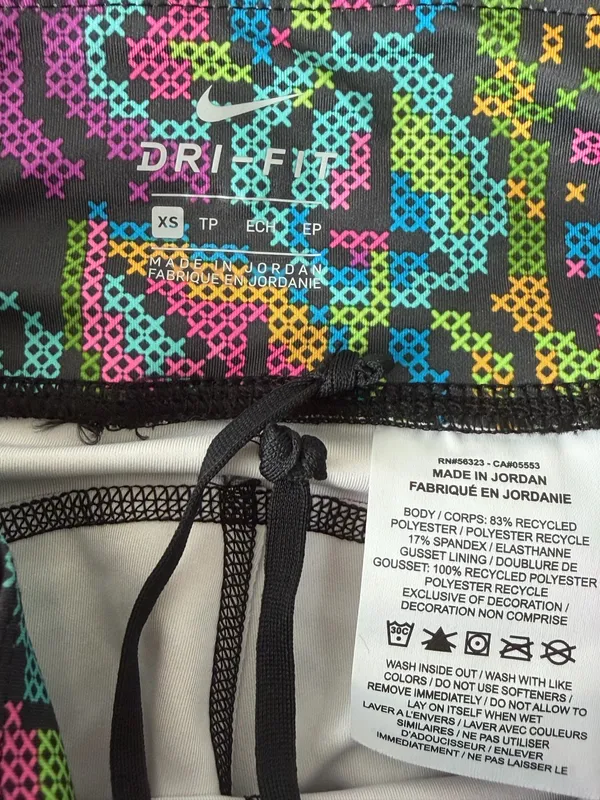 Nike Multi-Color Pixel Activewear Leggings - Image 5