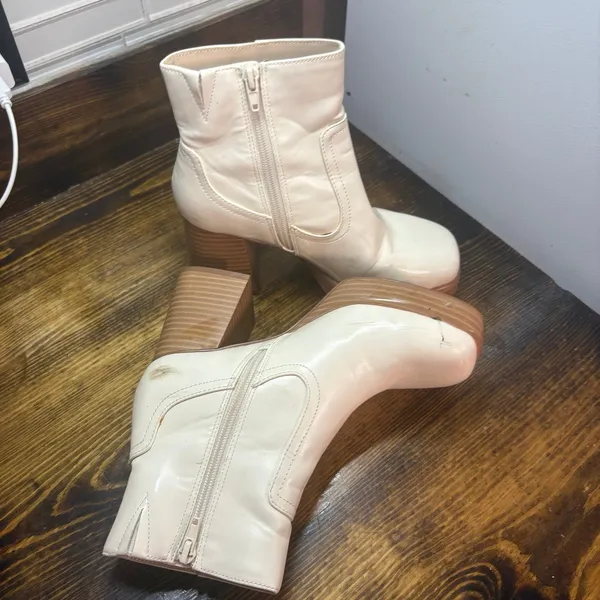BP Off White Keyla Platform‎ Boots Size 5.5 - Image 8