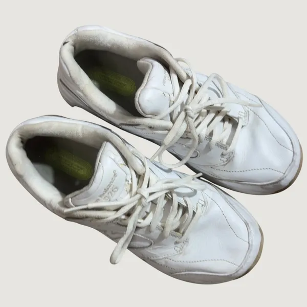 3170 | New Balance 926 Leather Walking Shoe White Dad Shoe Normcore Women 10.5 D - Image 3