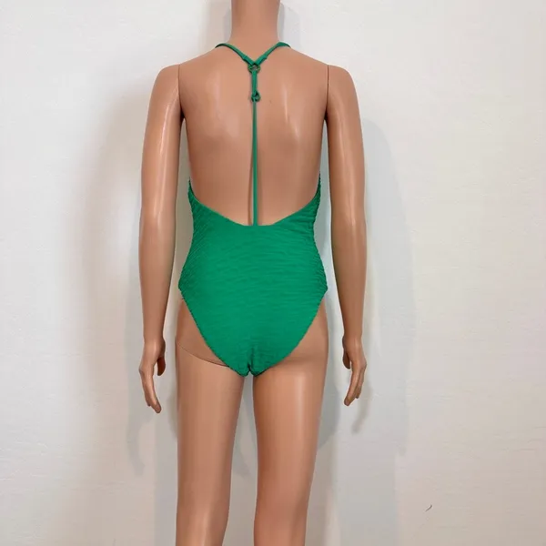 Nike Terry medium v neck y back one piece swimsuit SW2 3414 - Image 9