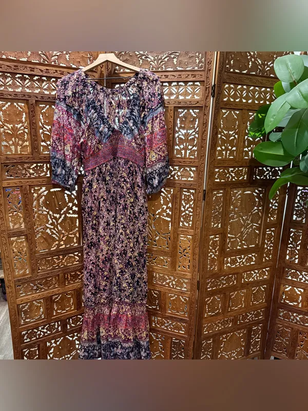 Free People Golden Hour Border Maxi Dress - Image 3
