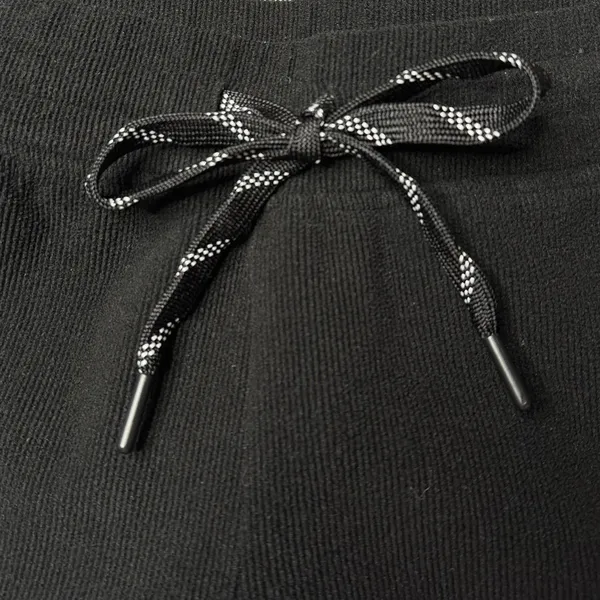 Marc New York Black Ribbed Joggers Small Clean Girl Athleisure - Image 5
