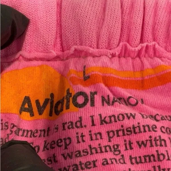 Aviator Nation Pink Knit Pants L - Image 6