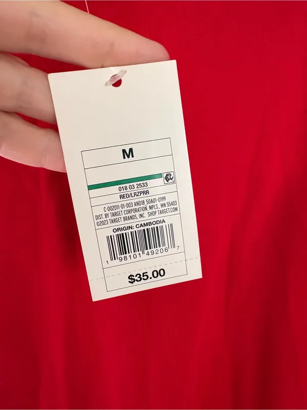 a new day Vibrant Red Sleeveless Mock Neck Maxi Dress - Image 2
