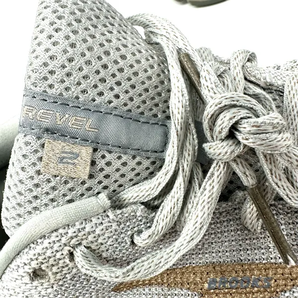 Brooks Size 11 Sneaker Silver White Mesh Revel 2 Running Lace‎ Up Athleticwear - Image 7