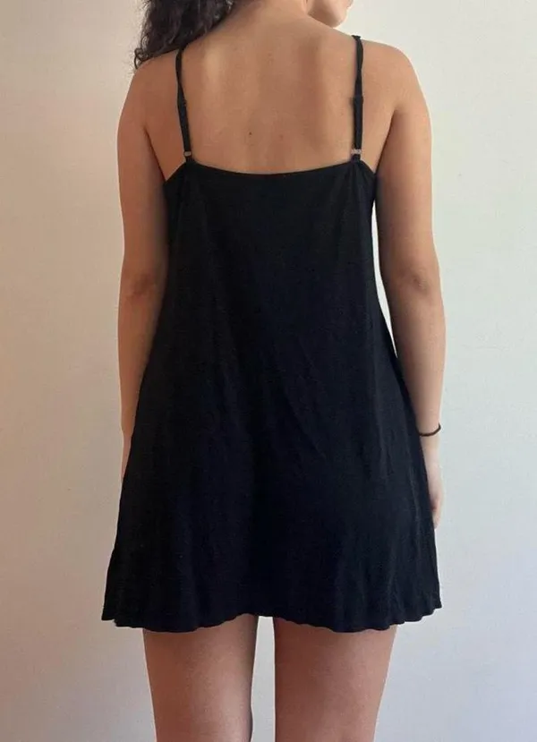 black slip dress  - Image 3