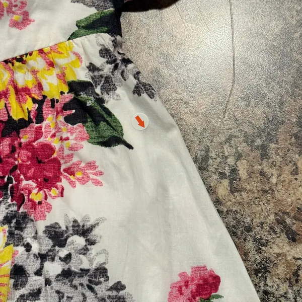 Anthropologie Dress Floral Amelia Cottage Garden Party Romantic Boho 4 Flaws - Image 7