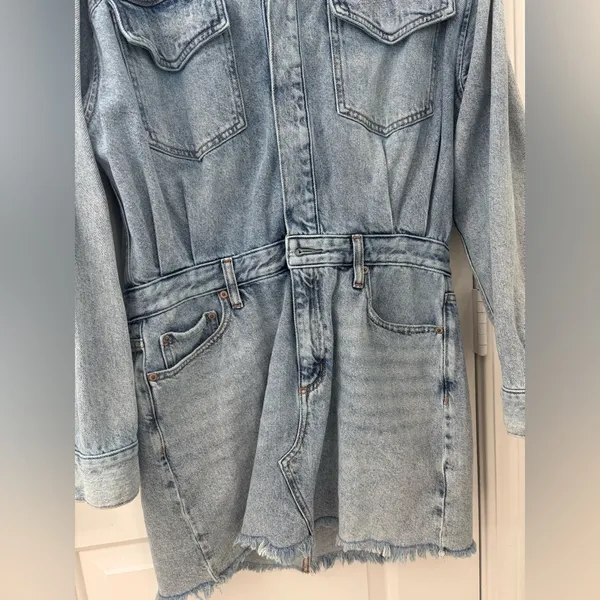 PISTOLA Nina dress denim dress long sleeve - Image 5