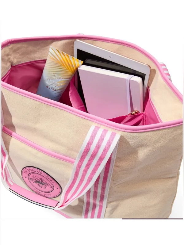 Victoria’s Secret Canvas Tote Bag - Image 2