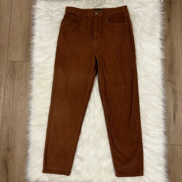 Indigo‎ Rising Rust Brown Corduroy High Rise Straight Leg Pants 9/29 - Image 6