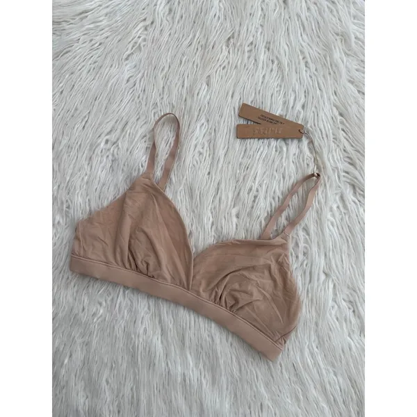 Skims Fits Everybody Crossover Bralette Clay Size Small - Image 3