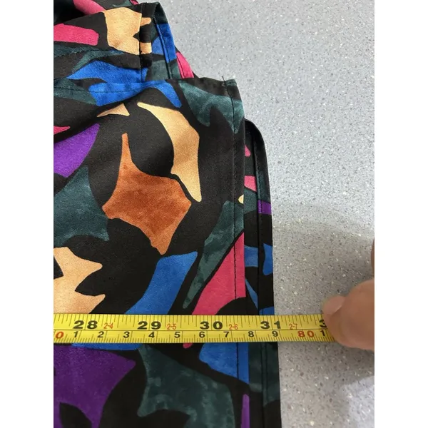 Show Me Your Mumu Danielle Mini Dress Geometric Multicolored Puff Sleeve Size M - Image 8