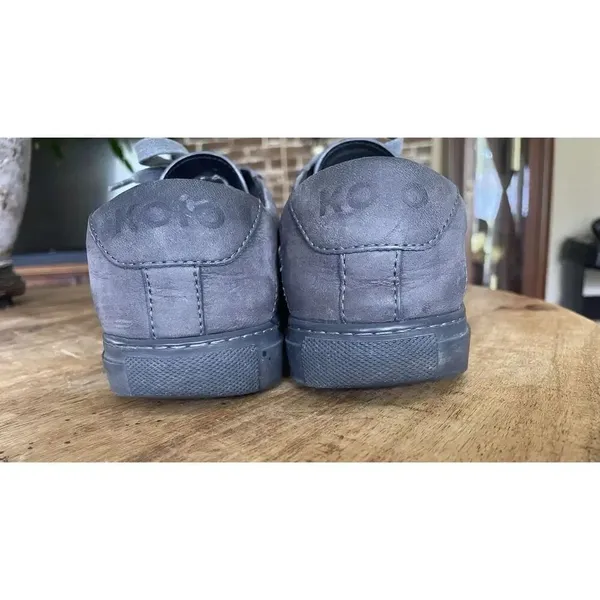 KOIO Vera Pelle Capri Low-Top Italian Genuine Grey Leather Women’s Sneakers 7 - Image 3