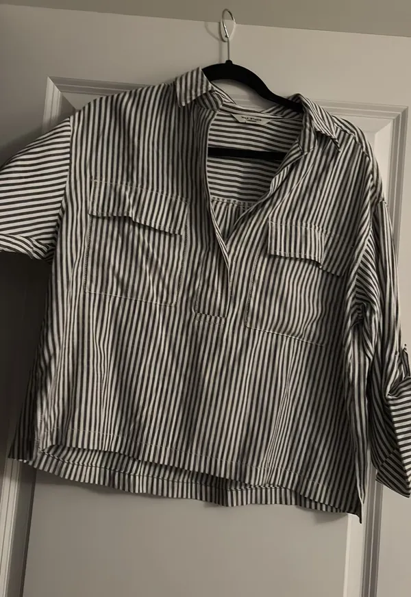 Max Studio Striped Blouse - Image 2