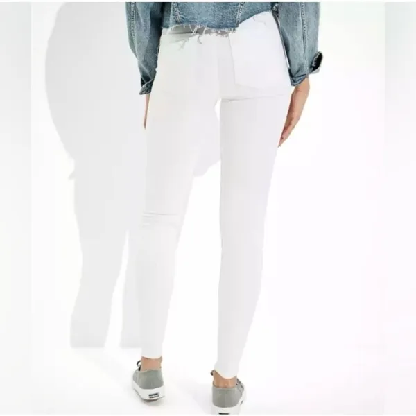 American Eagle Ne(x)t Level Curvy High-Waisted White Sz 12/31W Jeggings - Image 4