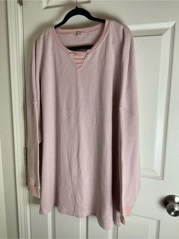 Free People Intimately "Be Free" Waffle Knit Top - Image 2