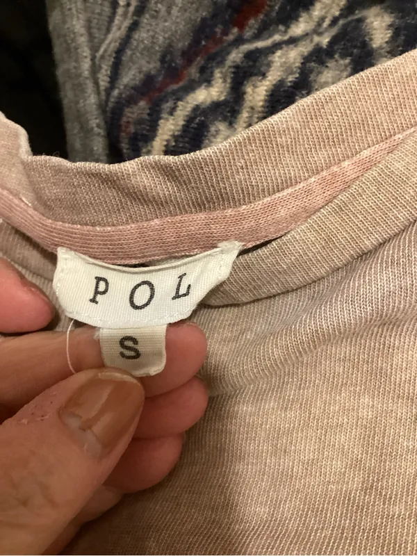 POL Washed Mauve Lightweight Tee - Image 3