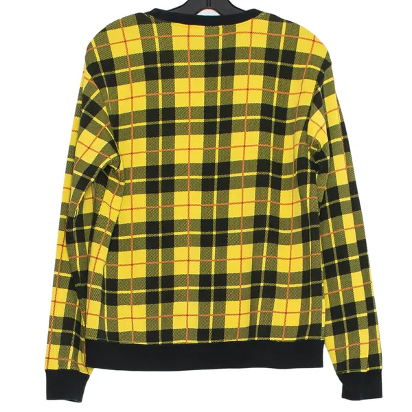 Nike Sweatshirt Y2K Grunge Preppy Clueless 90s Streetwear Retro Cozy Plaid Small - Image 2