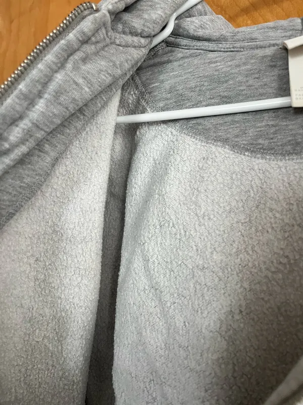 H&M Zip-Up Hoodie Grey - Image 5