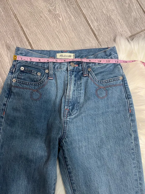 Madewell Straight-Leg Blue Denim Jeans - Image 2
