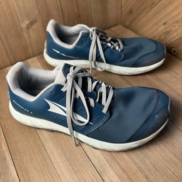 Altra Women's Superior 5 Size 9.5‎ Teal Gray Trail Running Shoes Wide Toe Box - Image 3