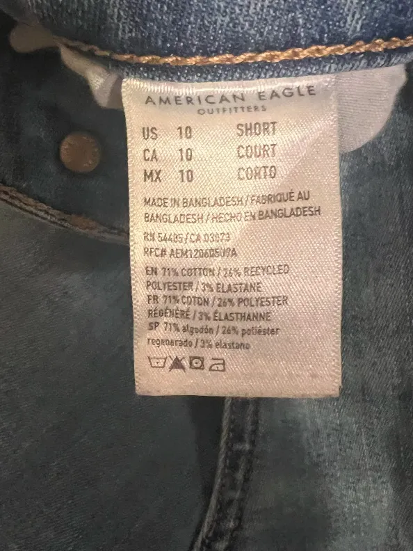 American Eagle‎ Next Level Stretch Jeans Skinny size 10 Short skinny - Image 6