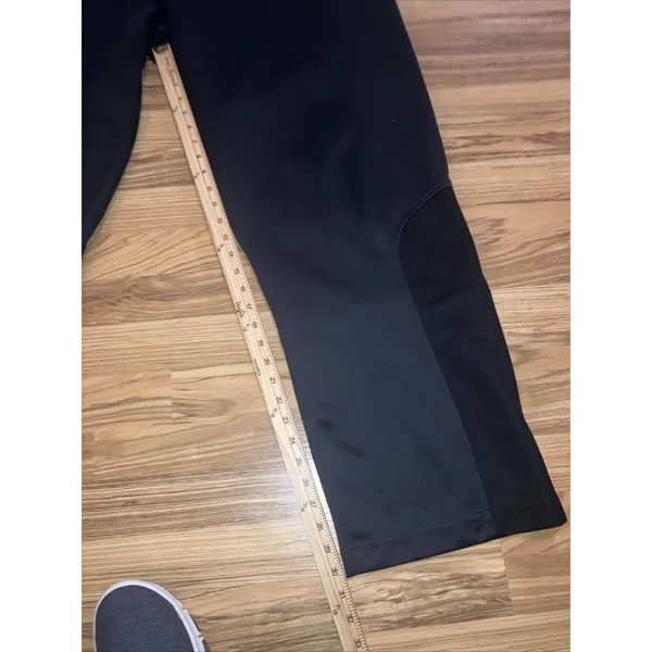 Vintage Nike Track Pants‎ Mens M Black Dri-Fit Baggy Wide Leg Active Gym Y2K - Image 5
