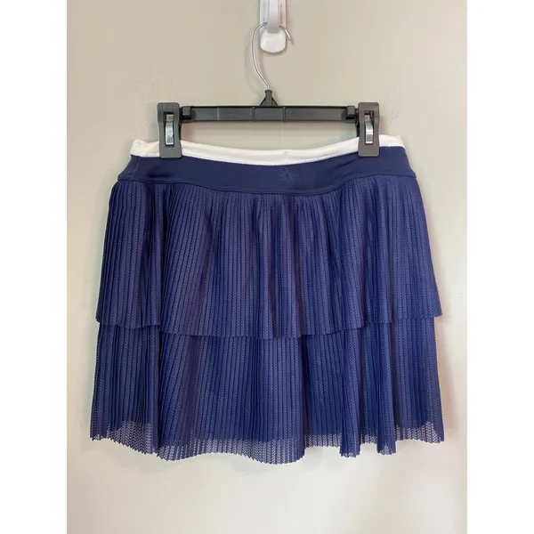 OFFLINE by Aerie Blue Pleated Tiered Tennis Skort Size Medium NWT - Image 3