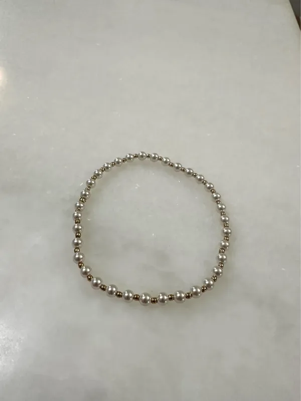 ENewton Pearl+Gold Bracelet (X-tended Size) - Image 3