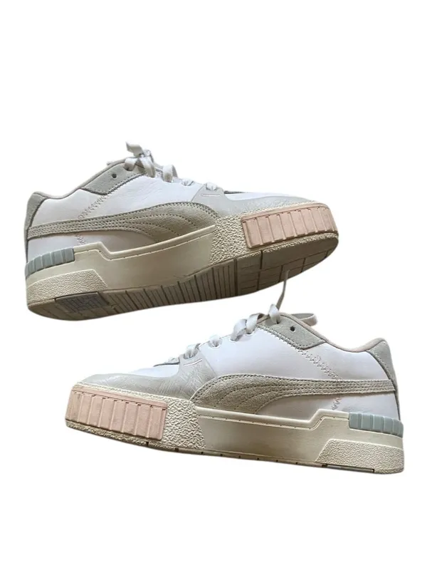 Puma Cali Sport Mix Platform Sneakers Gray Size 8.5 Spring Beach Neutral Coastal - Image 7