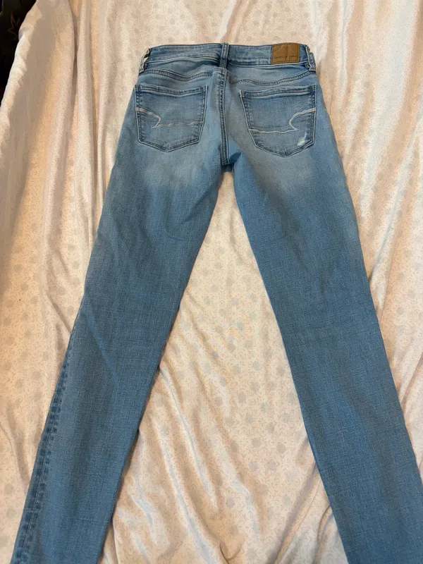 American eagle super stretch ripped jegging  - Image 9
