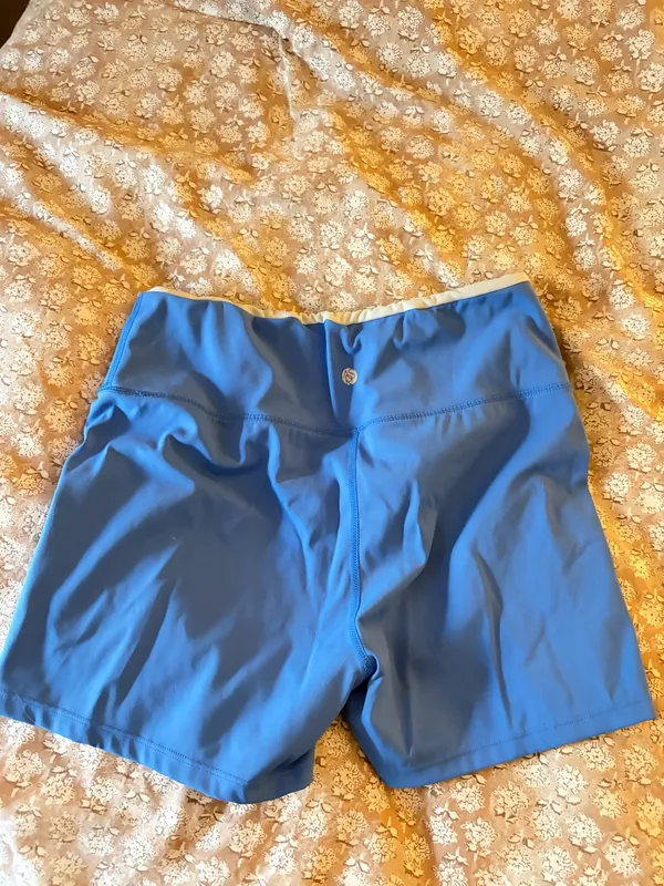 Altar'd State Double Lined Blue Shorts - Image 3
