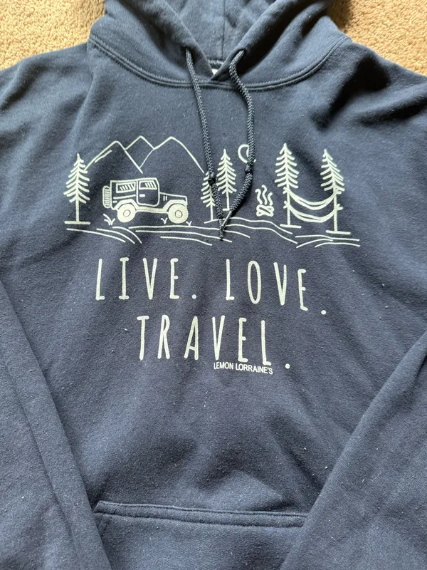 Travel hoodie Blue Size M - Image 2