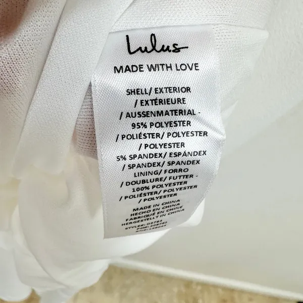 Lulus Moment Maker White Square Neck Trumpet Midi Dress Cocktail XS NWT - Image 10