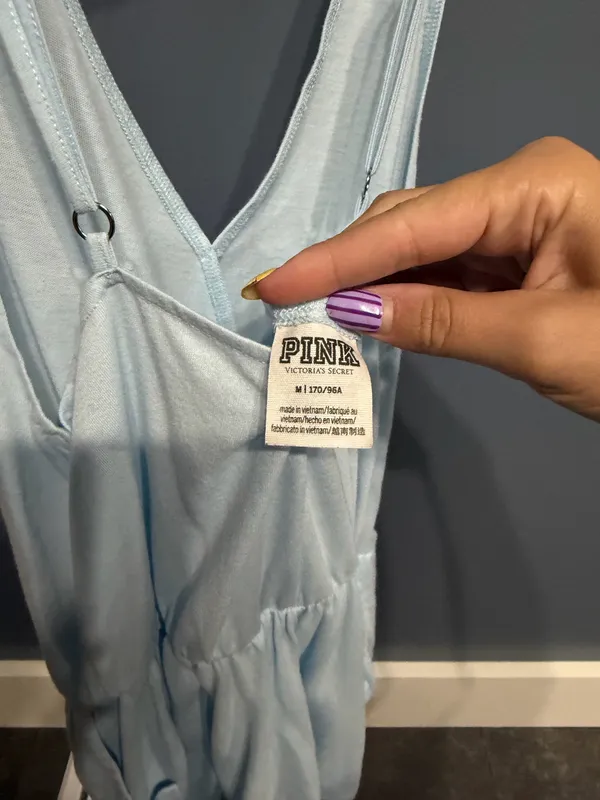 Victoria's Secret PINK Romper Light Blue - Image 4