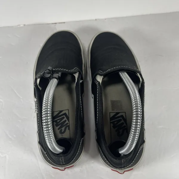 Vans Classic Slip-On Black/White Canvas Skate Shoes Women’s Size 6.5 - Image 7
