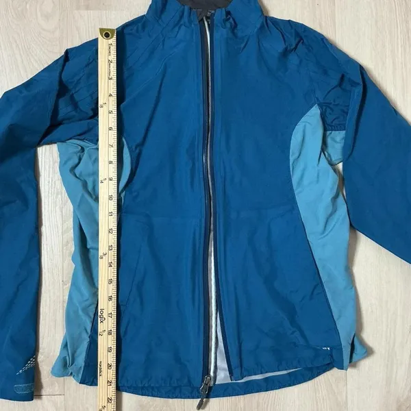 REI eVent Waterproof Breathable‎ Jacket Women's Small Blue Outdoor Active - Image 8