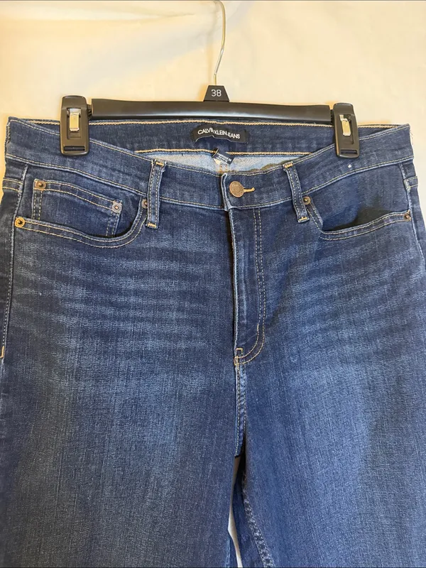 Calvin Klein Indigo Ankle Crop Slim Jeans - Image 4