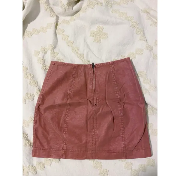 Free People Suede Mini Skirt - Image 2