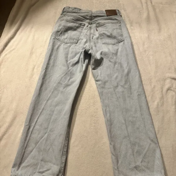 Levi's Waterless Ribcage Straight Ankle Sz 29 - Image 15