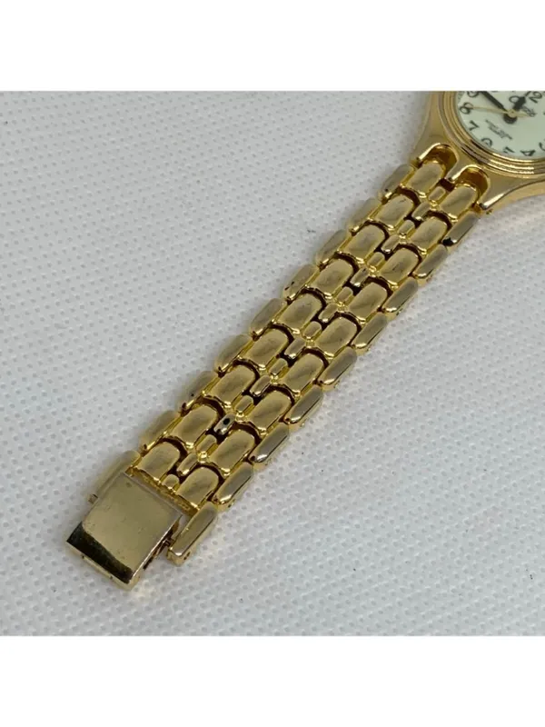 Vintage Collezio gold tone women watch glowing in the dark 25mm Quartz running - Image 5