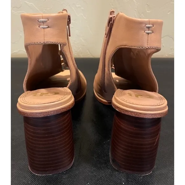 Gianni Bini Y2K Booties, Size 8, Beige - Image 4
