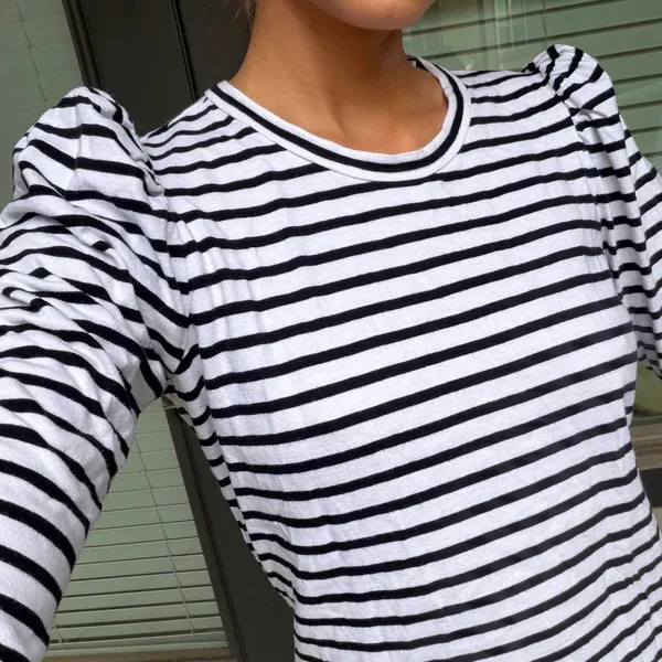A.L.C. Striped Mini Dress - Image 3