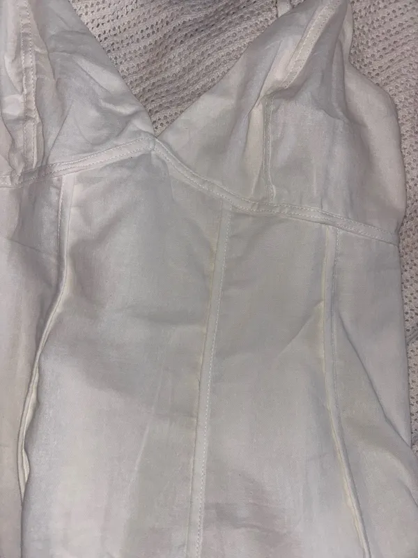 Princess Polly Dress White Mini - Image 3