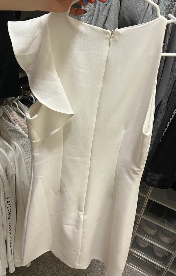Lulus Dinah White One-Shoulder Dress - Image 8