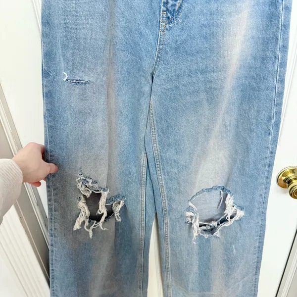BDG Urban Outfitters BAGGY SKATER wide leg denim jeans 26 - Image 5